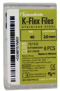 SybronEndo - K-Flex Files 25mm #40 6/Bx