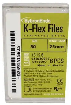 SybronEndo - K-Flex Files 25mm #50 6/Bx