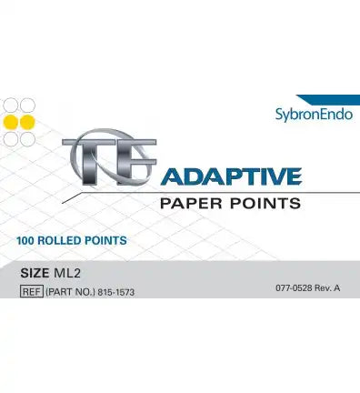 SybronEndo - TF Adaptive Paper Points ML2 100/Pk