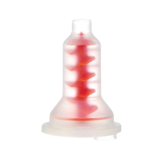 Pac-Dent - Dynamic Mixing Tips - Red 50/Pk. Compatible with all Penta machines