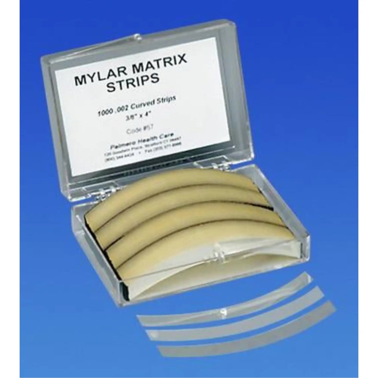 Palmero - Mylar Matrix Strips Curved 1000/Bx
