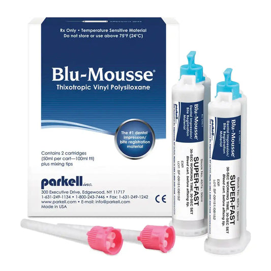Blu-Mousse - Bite Registration - Peppermint Package