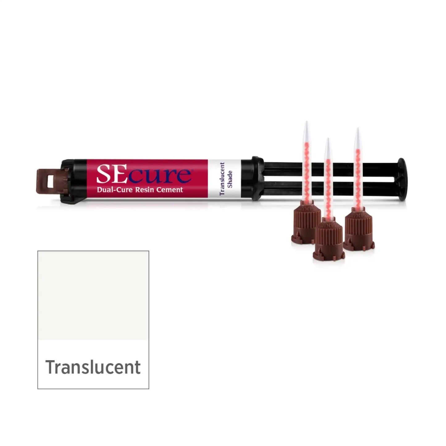 Secure Translucent Shade Resin Cement 9G Syringe