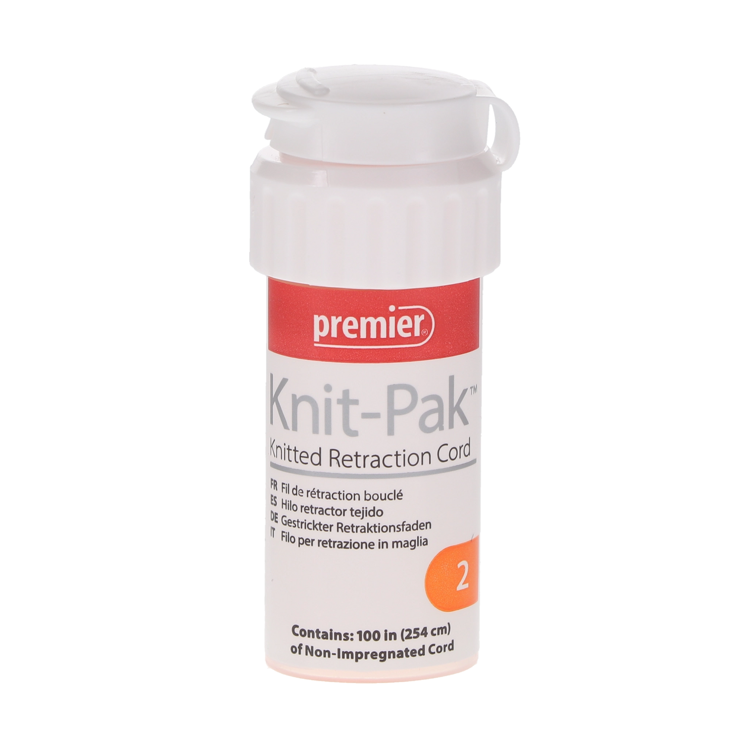 Premier - Knit-Pak Knitted Plain 100" Size 2