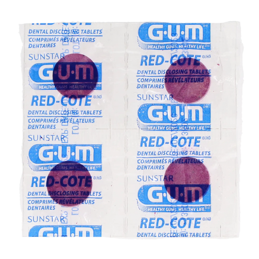 Sunstar Butler - Red-Cote Disclosing Tabs Cello Pk 248/Bx