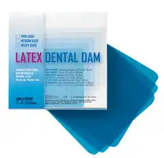 Crosstex - Dental Dam Latex 6"x6" Medium-Green 36/Box