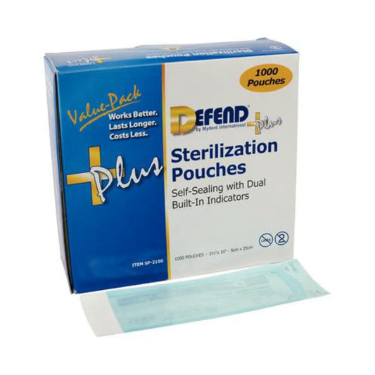 Defend - Steri-Pouches Defendloc 3 1/2" X 10" 1000/Box