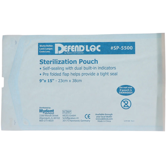 Defend - Sterilization Pouch 200/Box 5.25" X 10"