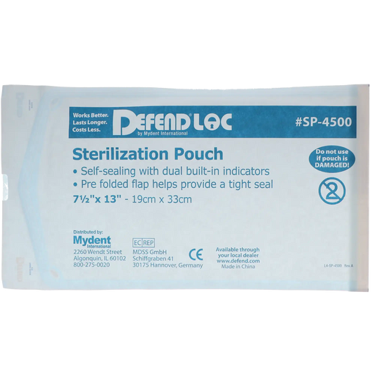 Defend - Sterilization Pouch 200/Box 7.5" X 13"