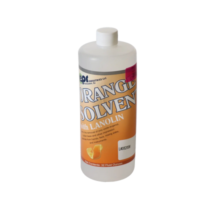 Orange Solvent Quart Bottle