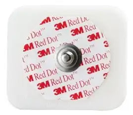 Red Dot Electrode Foam Tape/Gel 4x3.5cm 50/Bag