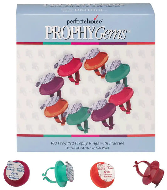 Biotrol - Prophy Gems Medium Cool Mint 100/Bx