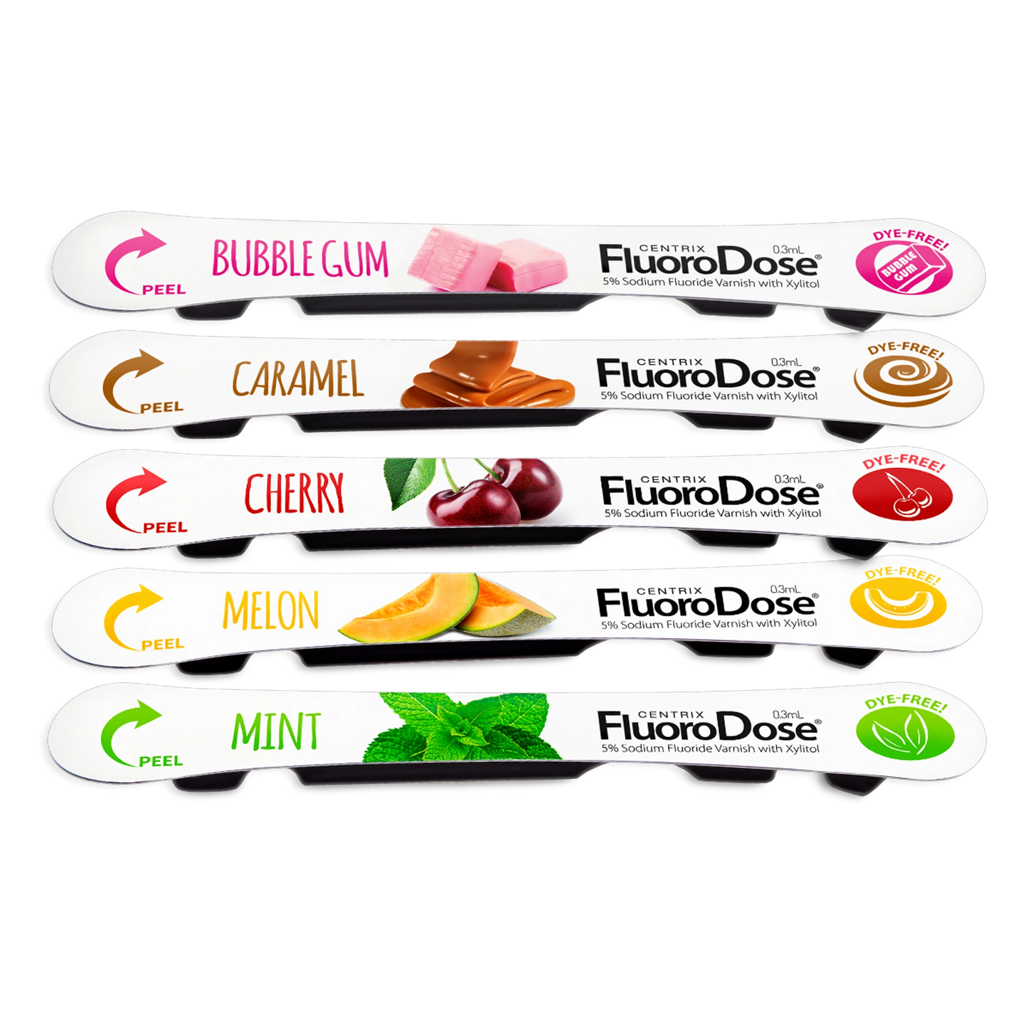 Fluorodose Fluoride Varnish Assorted 600/Pk