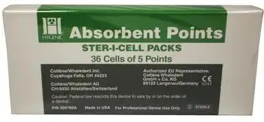 Absorbent Paper Points Ster-i-Cell 180/Bx Coarse