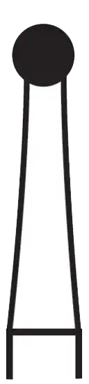 Alpen SteriX Round Burs FG6 OS 10/Pk