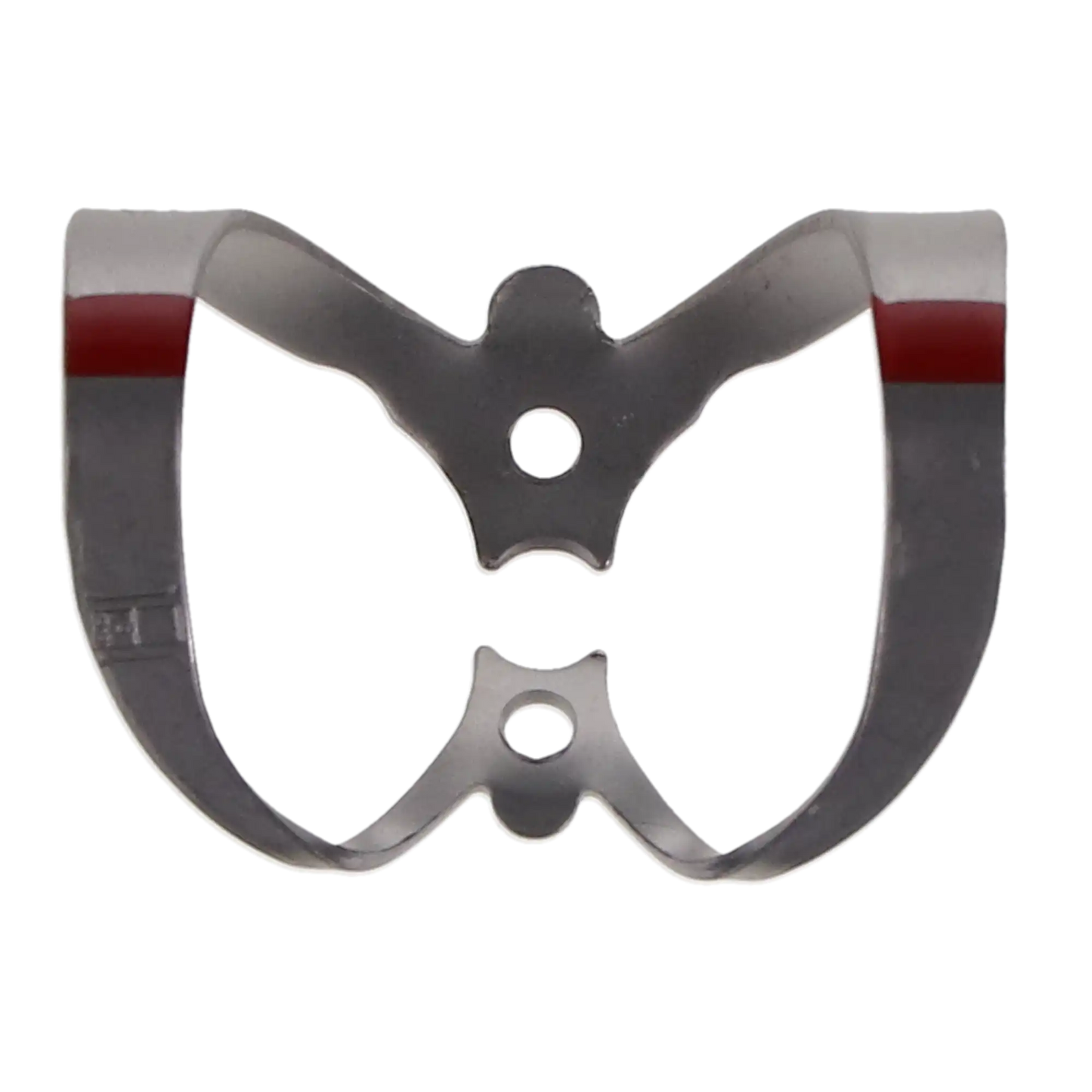 Coltene - Hygenic Fiesta Color Coded Clamps. #9 (red) winged metal dam clamp. Anterior