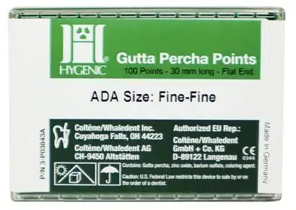 Gutta Percha Points 20/Pk Fine Fine 5Vls/Bx