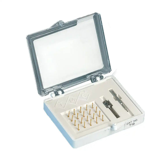 Coltene - TMS T-08 Regular .027" / .675 mm Gold-Plated SS self-threading
