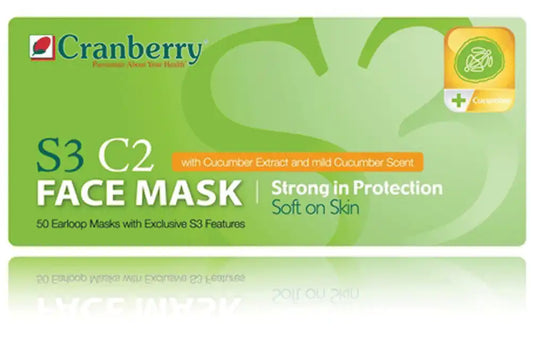 Cranberry S3 C2 Face Masks Pink 50/Bx ASTM 2