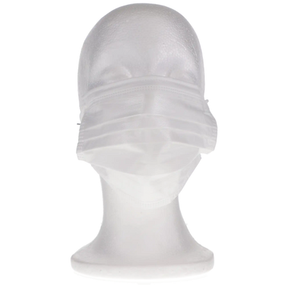 Repel 4-Ply Premium Face Mask 50/Bx Pearl Silver ASTM 3