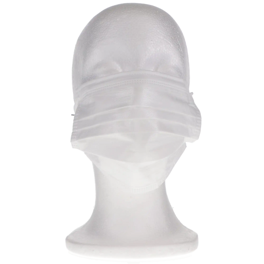 Repel 4-Ply Premium Face Mask 50/Bx Pearl Silver ASTM 3