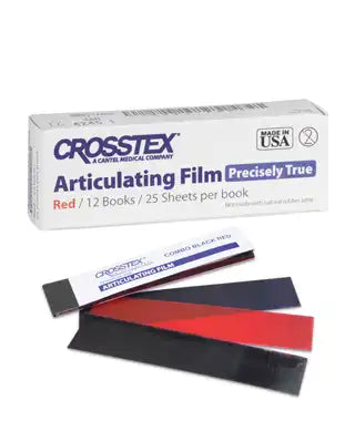Crosstex - Articulating Paper Precisely True Red/Black 300/Pk
