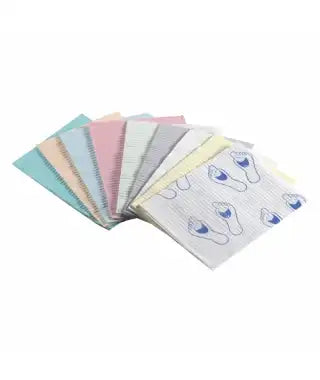 Crosstex - Bib 3 Ply Paper 13x19 500/Cs Silver Gray