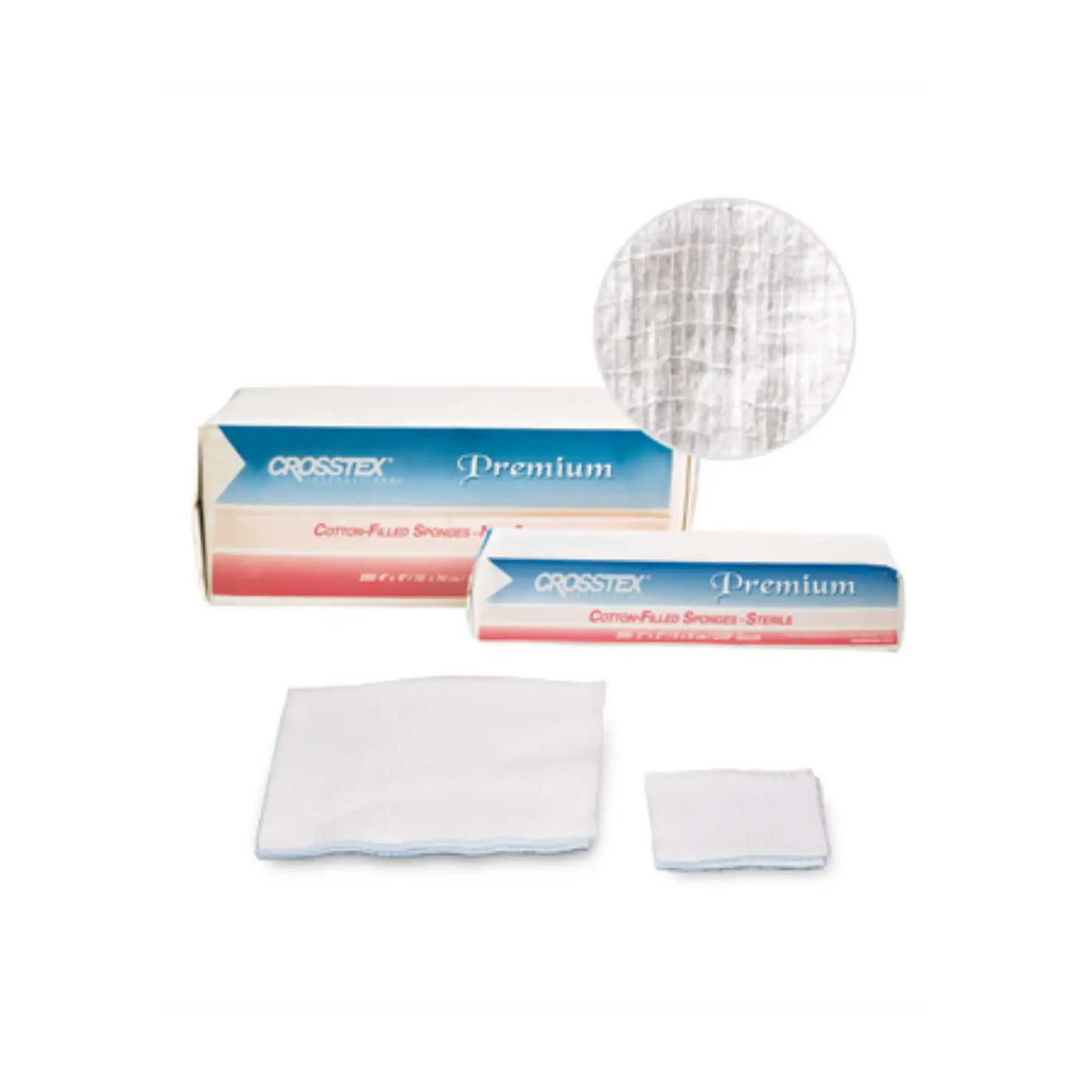Crosstex - Gauze Cotton Filled Sterile 2x2 8-Ply 5000/Cs