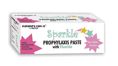 Crosstex - Sparkle Prophy Cups 200/Pk Cherry Coarse