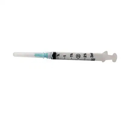 Crosstex - 3ml Syringe with 21gx1.5 Luer-Lok Needle 100/Box **Discontinued