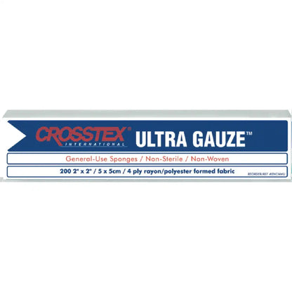 Crosstex - Ultra Gauze Non-Woven Sponges N/S 3x3 4ply 200/Sleeve