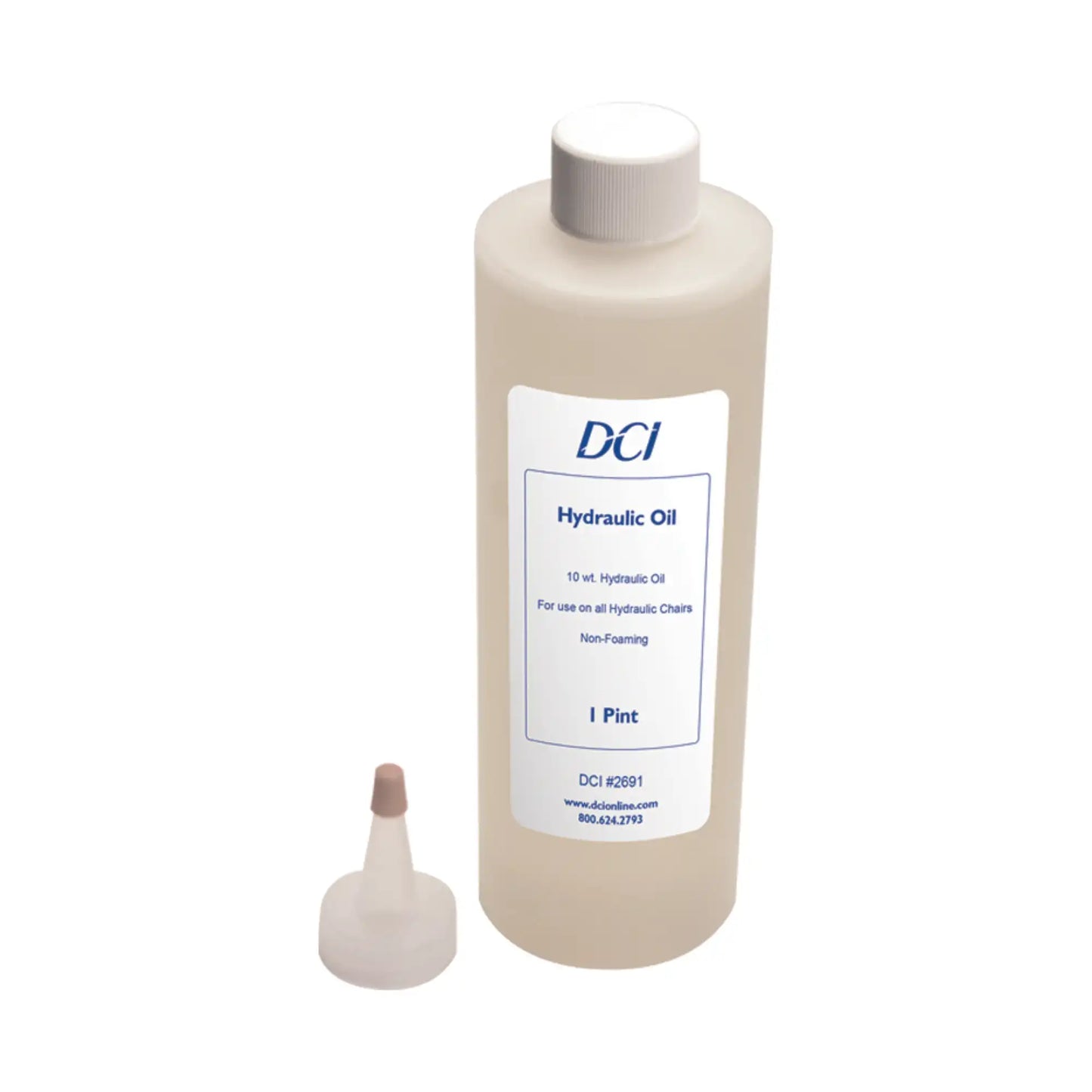DCI - Hydraulic Chair Oil 16 Oz Each. For Use On All Chairs Non Foaming International - 2691 Single Sealed Bottle