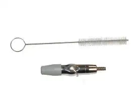 Saliva Ejector w/Threaded Tip Metal Lever