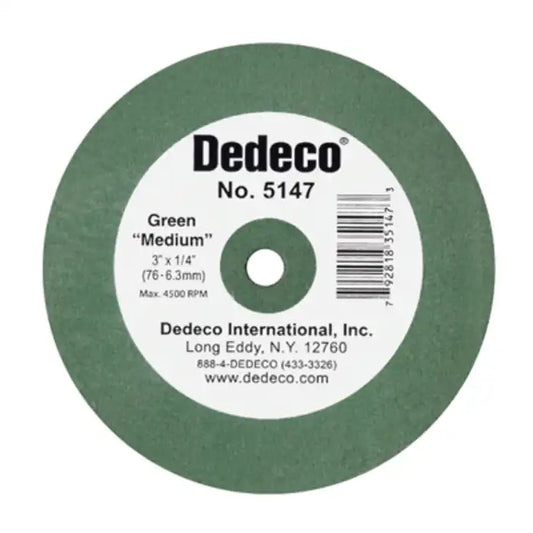 Dedeco - Medium Lathe Wheel 3''X1/4'' 1/Pk