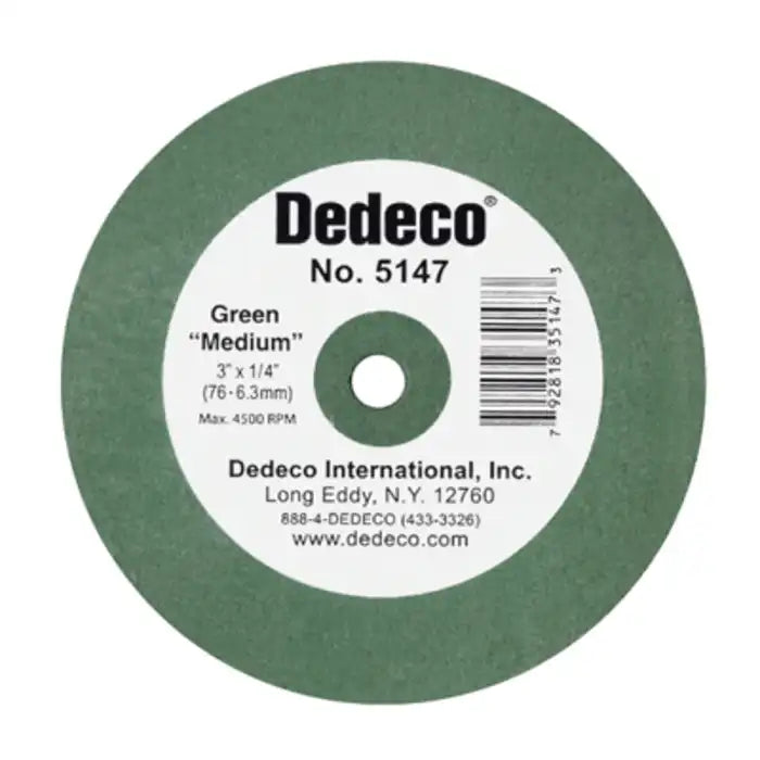 Dedeco - Medium Lathe Wheel 3''X3/8'' 1/Pk