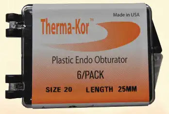 Therma-Kor Plastic Obturator 25mm 6/Pk #35