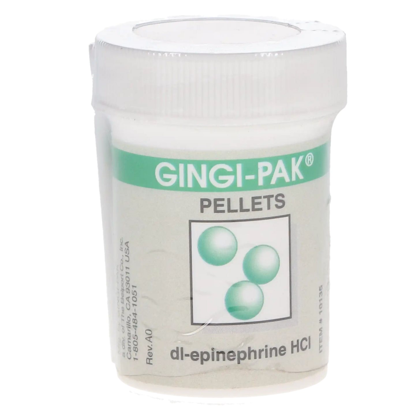 Gingi-Pak - Pellets w/Epi 500/Bx