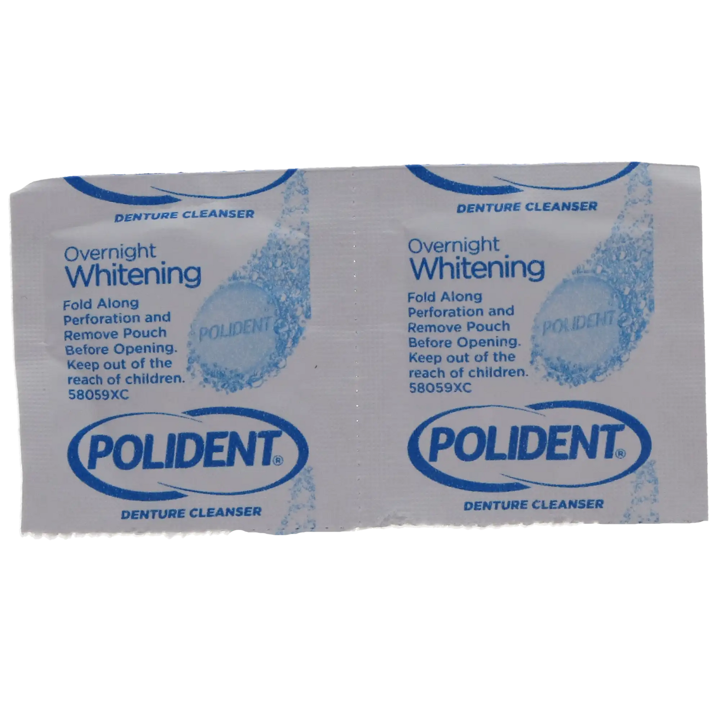 Polident? Overnight Whitening Antibacterial Cleanser, 84 tablets/box, 6 boxes/cs **Discontinued, see GLA-208960