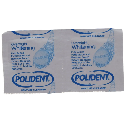 Polident? Overnight Whitening Antibacterial Cleanser, 84 tablets/box, 6 boxes/cs **Discontinued, see GLA-208960