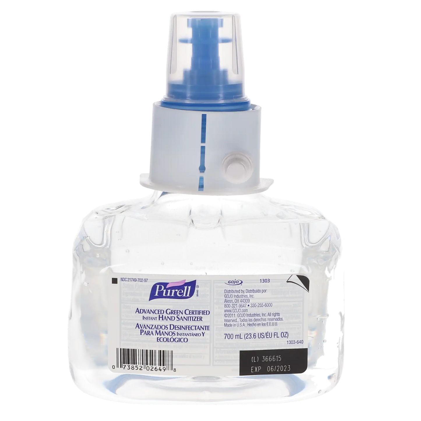 Purell LTX-7 Gel Refill 700ml 3/Cs