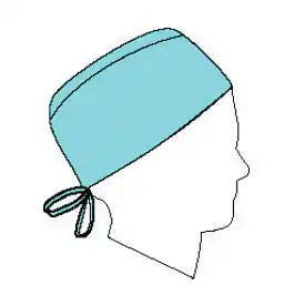 Kimberly Clark - Cap Surgical Blue Univ B 100/bx