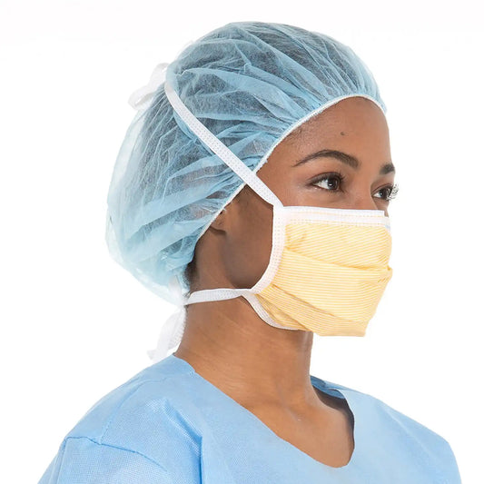 KC - FluidShield Orange Fog-Free Fluid Resistant Surgical Mask 50/Bx. Pleat-Style