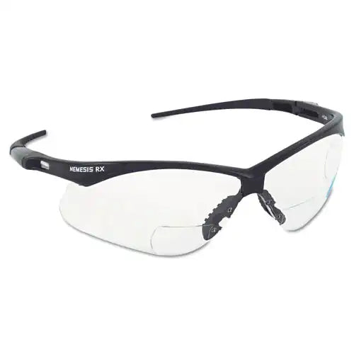 Nemesis V60 RX Bifocal Safety Eyewear Clear +1.5/Black Frame **Discontinued