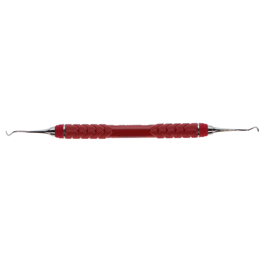 Hu-Friedy - Scaler #204S DE Sickle Scaler hdl #8 Resin, red