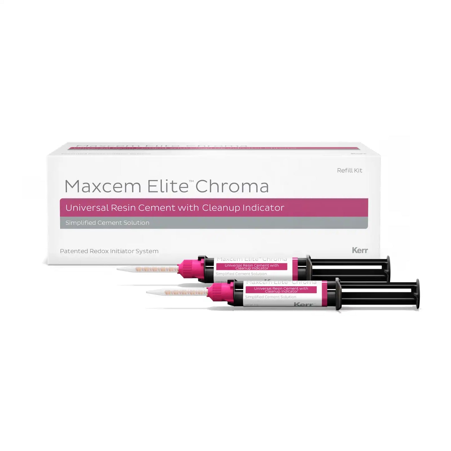 Maxcem Elite Chroma Refill 2/Pk White