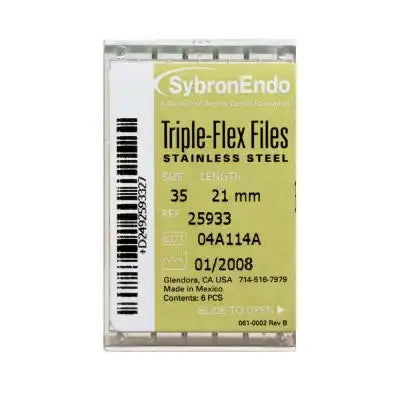 SybronEndo - Triple Flex Files #15 30mm 6/Pk
