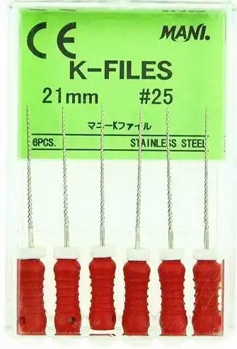 Mani - K-Flex Files 21mm #25 6/Bx