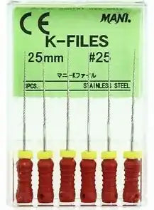 Mani - K-Flex Files 25mm #25 6/Bx