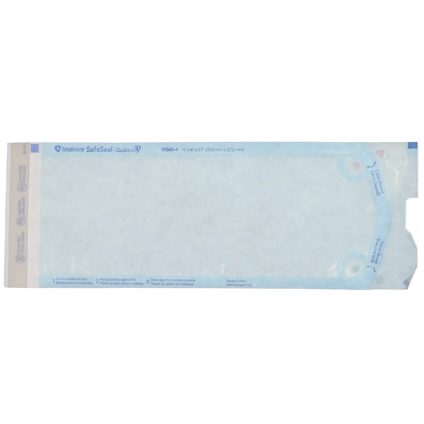 Medicom - SafeSeal Quattro Pouch 4.25x11 200/Bx