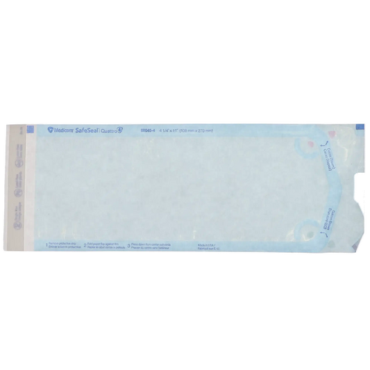 Medicom - SafeSeal Quattro Pouch 4.25x11 200/Bx